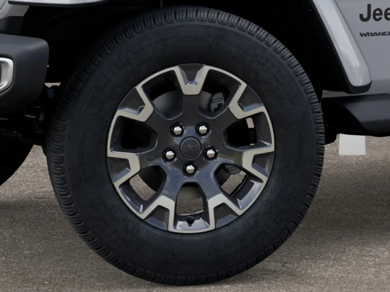 New 2025 Bright White Clear-Coat Exterior Paint Jeep Sahara image 54