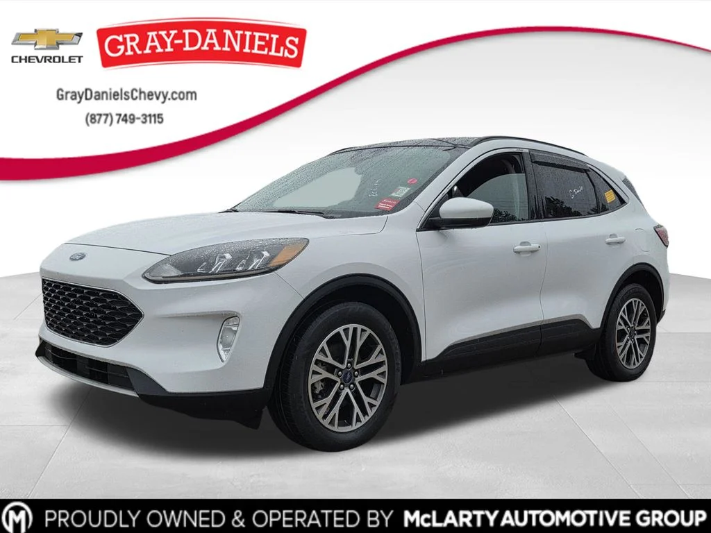 Used 2020 White Ford SEL image 1