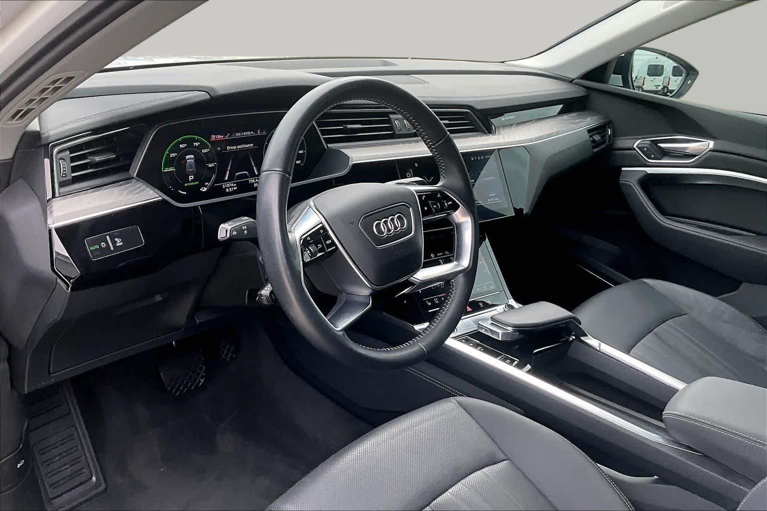 Used 2021 Glacier White Metallic Audi Premium Plus image 16
