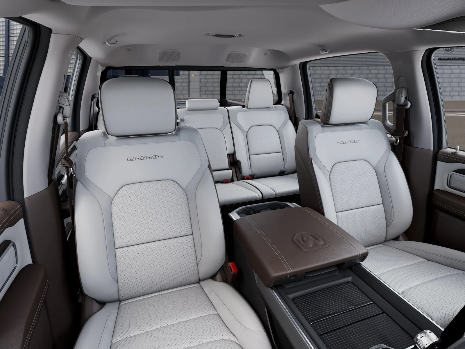 New 2026 Bright White Clear-Coat Exterior Paint RAM Laramie image 16