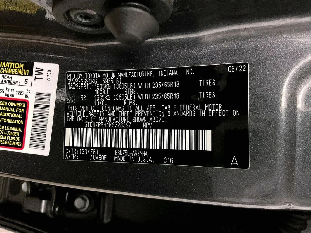 Used 2022 Gray Toyota XLE image 40