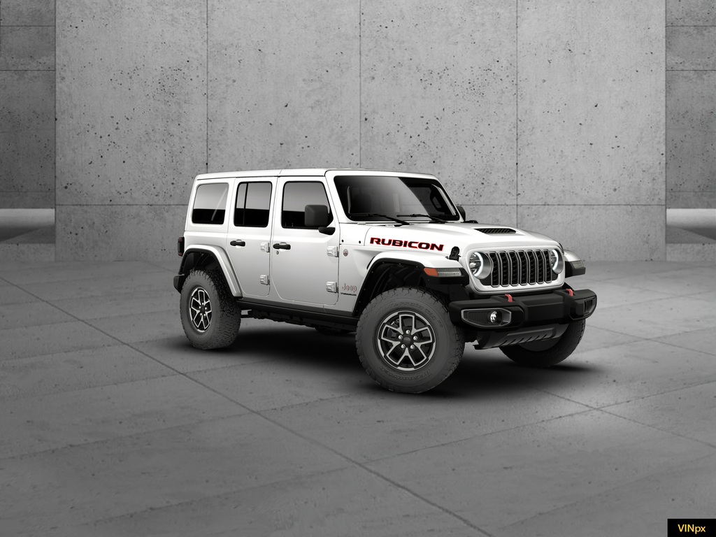 New 2026 Bright White Clear-Coat Exterior Paint Jeep Rubicon image 6