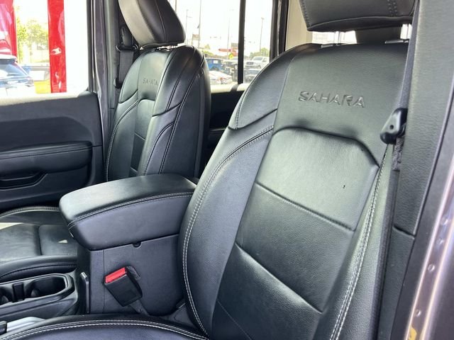Used 2021 Gray Jeep Unlimited Sahara 4xe image 26