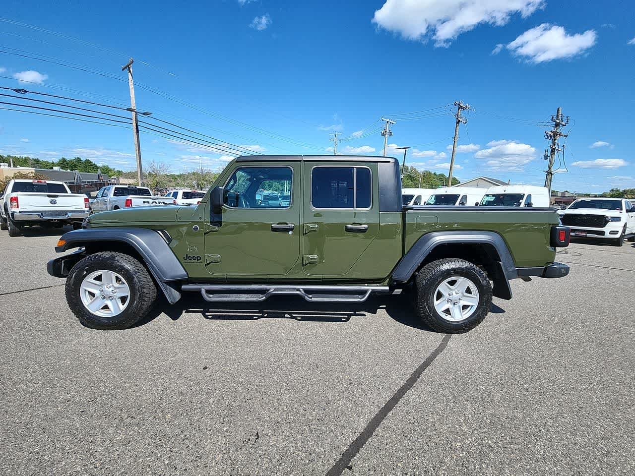 Used 2023 Sarge Green Clearcoat Jeep Sport S image 6