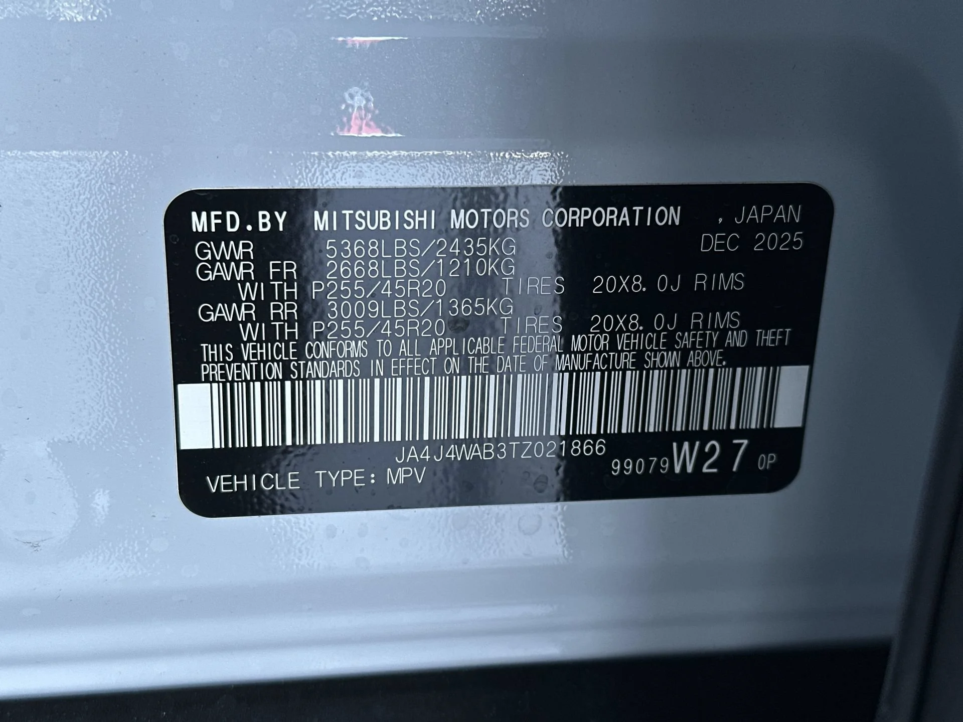 New 2026 White Diamond Mitsubishi SEL image 12