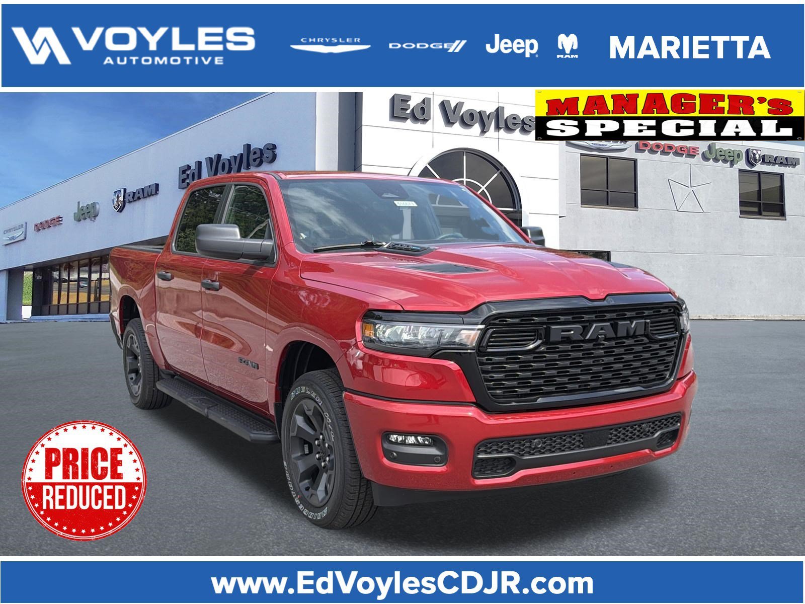 New 2026 Molten Red Pearl-Coat Exterior Paint RAM Express image 1