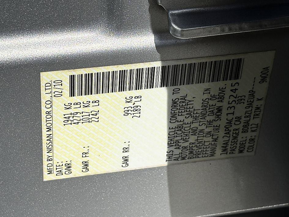 Used 2010 Radiant Silver Metallic Nissan 2.5 S image 21