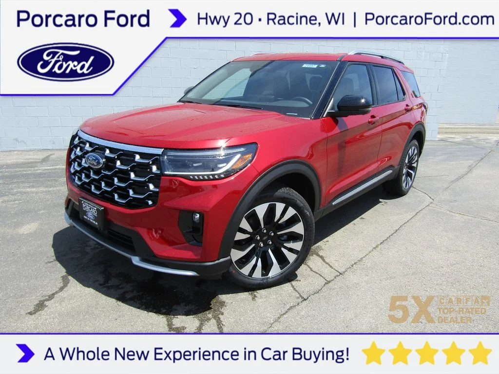 New 2026 Rapid Red Metallic Tinted Clearcoat Ford Platinum™ image 1