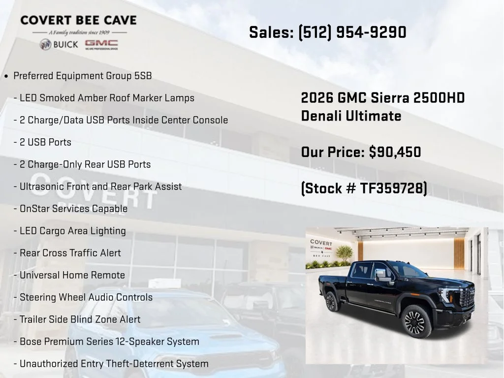 2026 GMC Sierra 2500HD Denali Ultimate - Photo 19