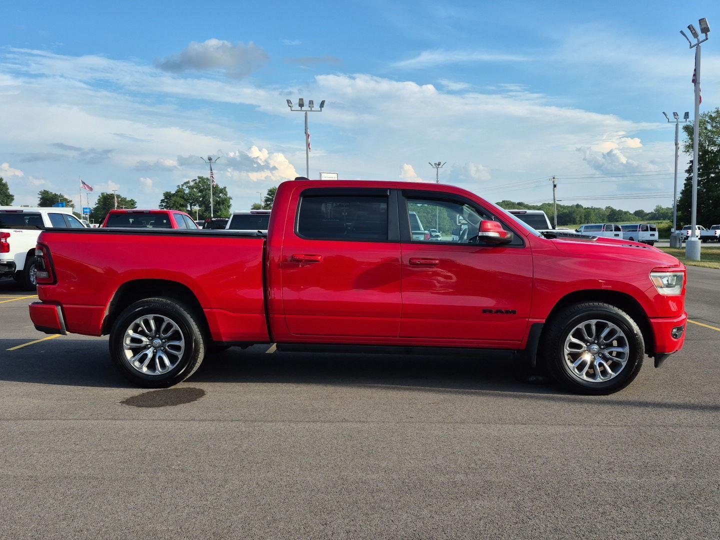 Used 2019 Flame Red Ram Sport image 4