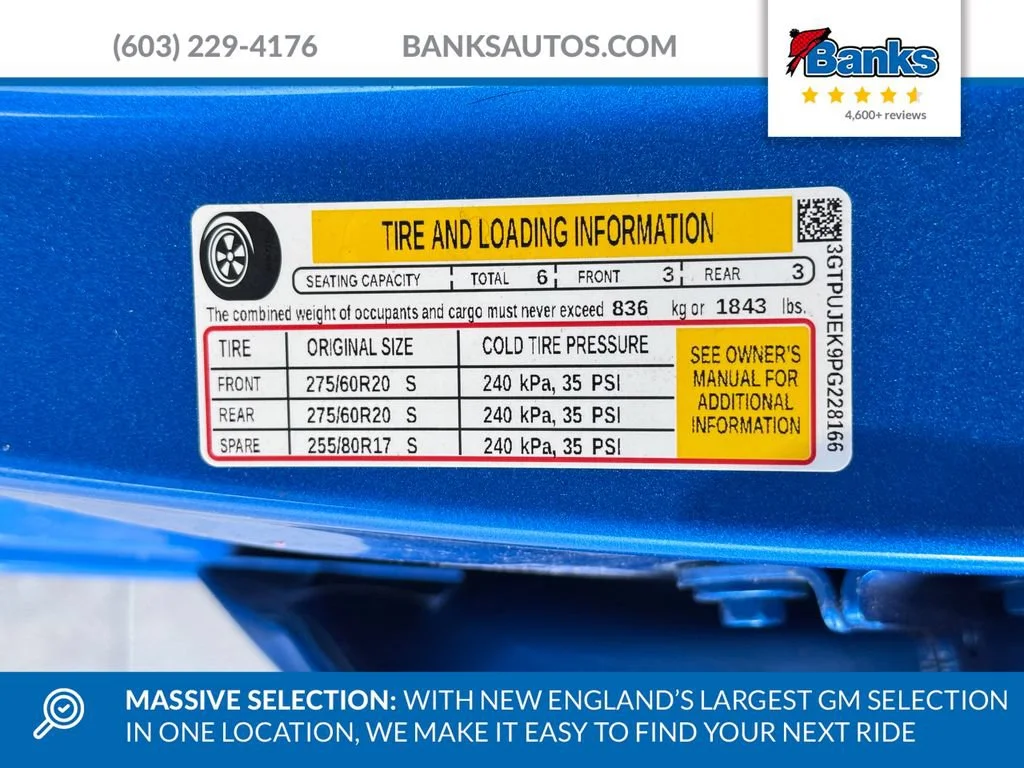 Certified Used 2023 Dynamic Blue Metallic GMC Elevation image 8