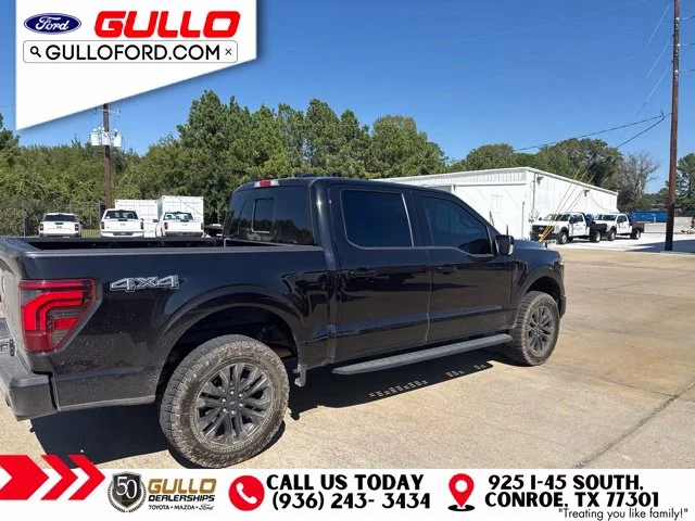 Used 2025 Agate Black Metallic Ford Lariat image 6