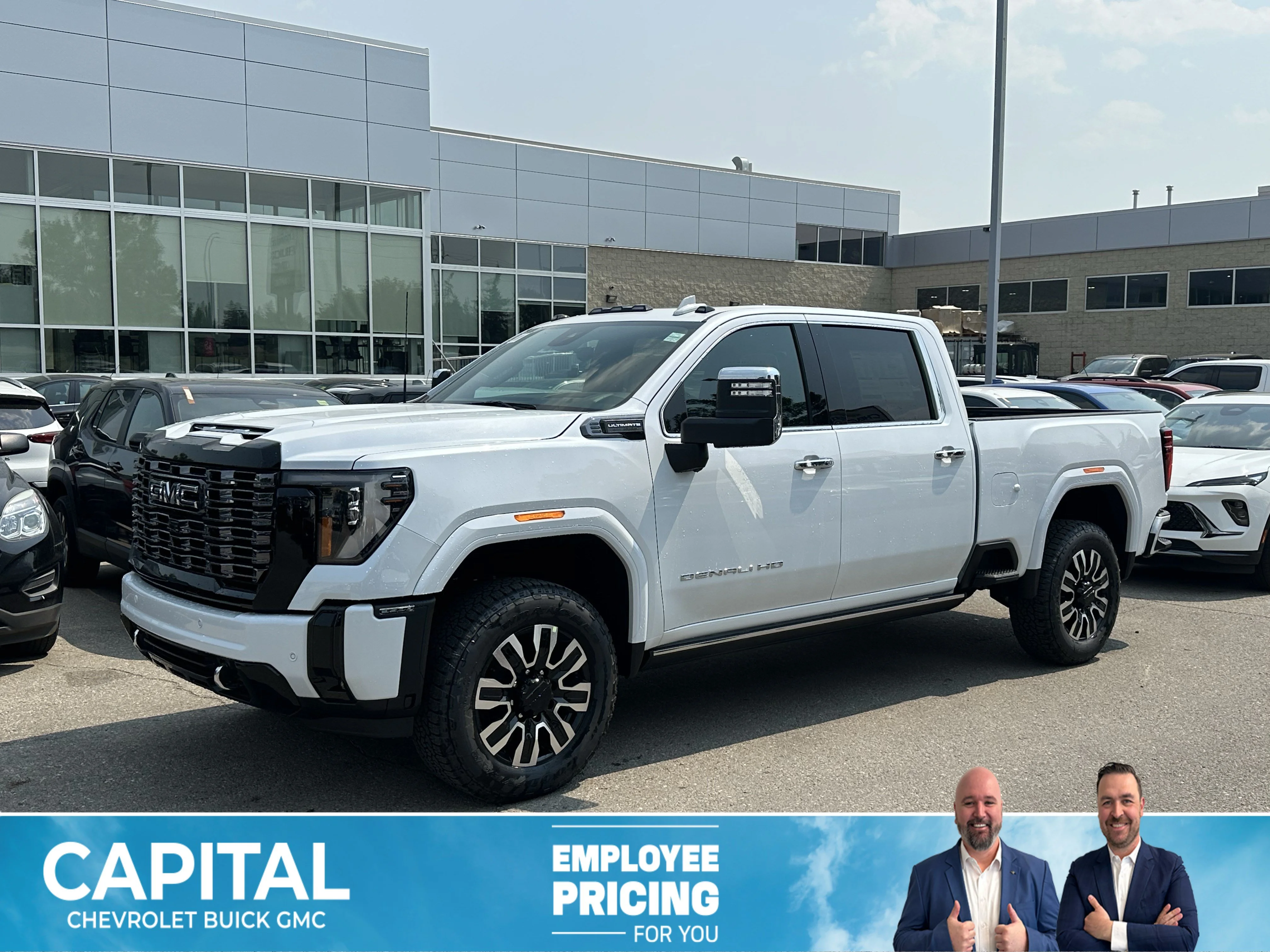 New 2026 Polar White Tricoat GMC Denali Ultimate image 1