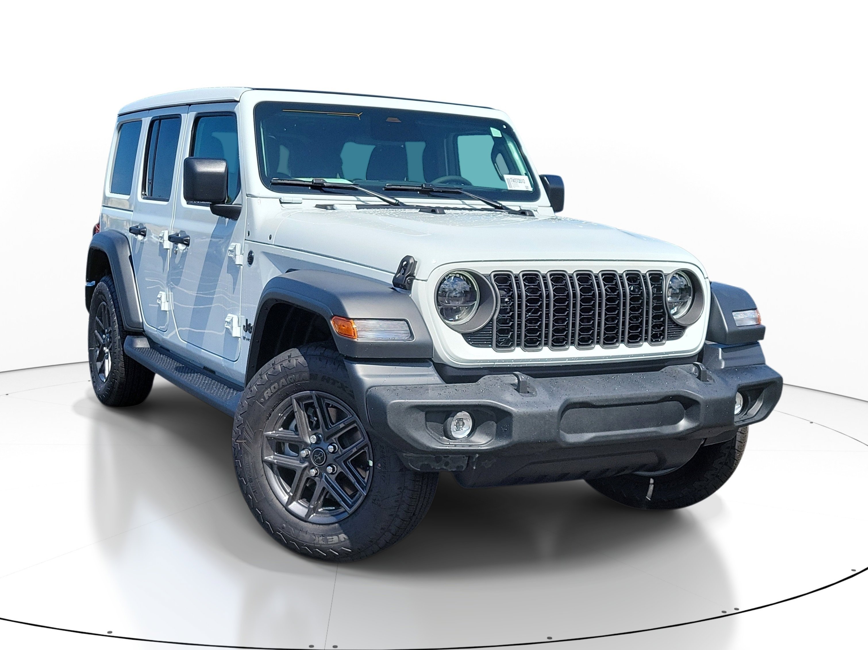 New 2026 Bright White Clear-Coat Exterior Paint Jeep Sport S image 1