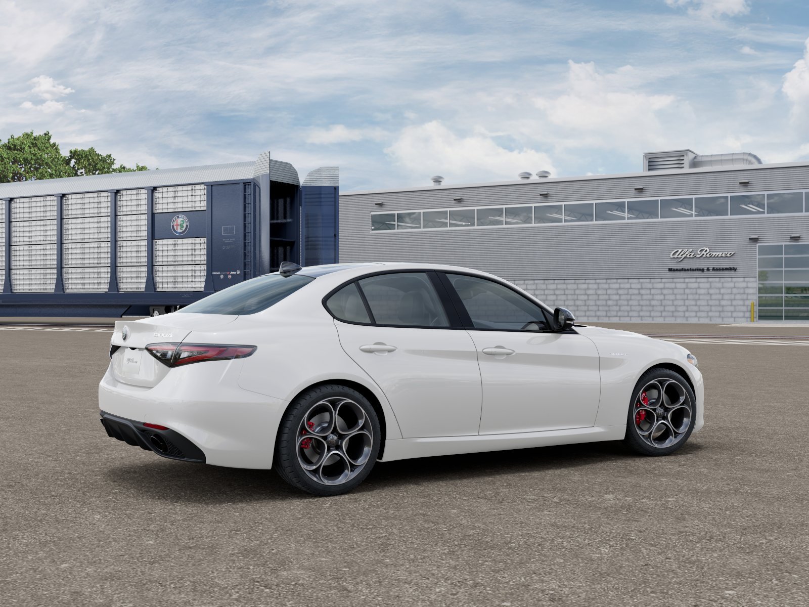 New 2026 Milano White Exterior Paint Alfa Romeo Base image 2