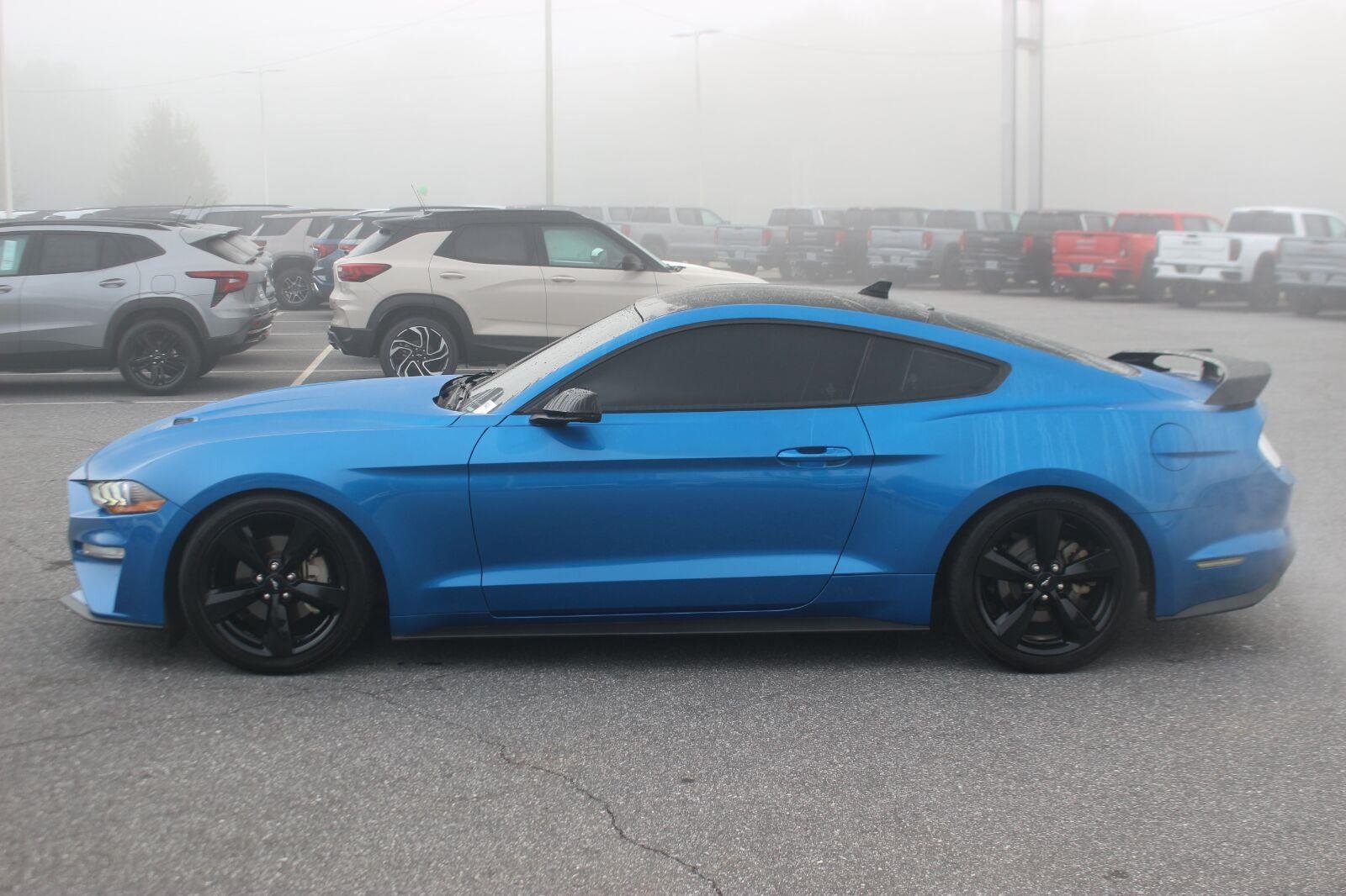 Used 2021 Blue Ford EcoBoost image 4