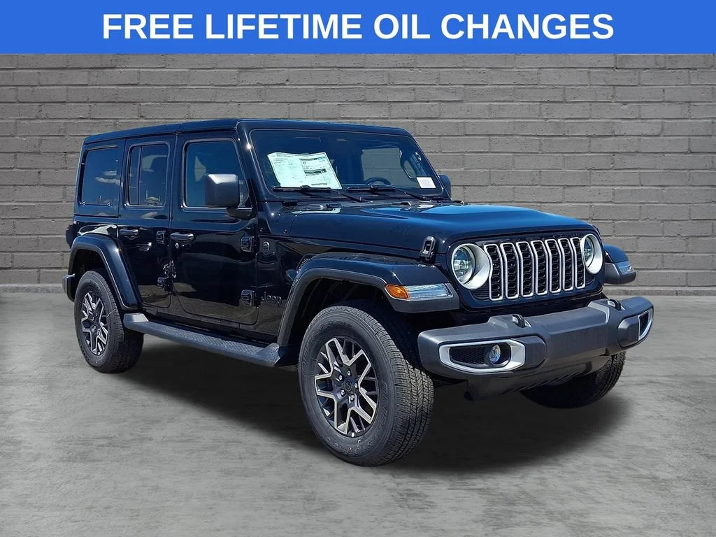 New 2026 Black Clearcoat Jeep Sahara image 1