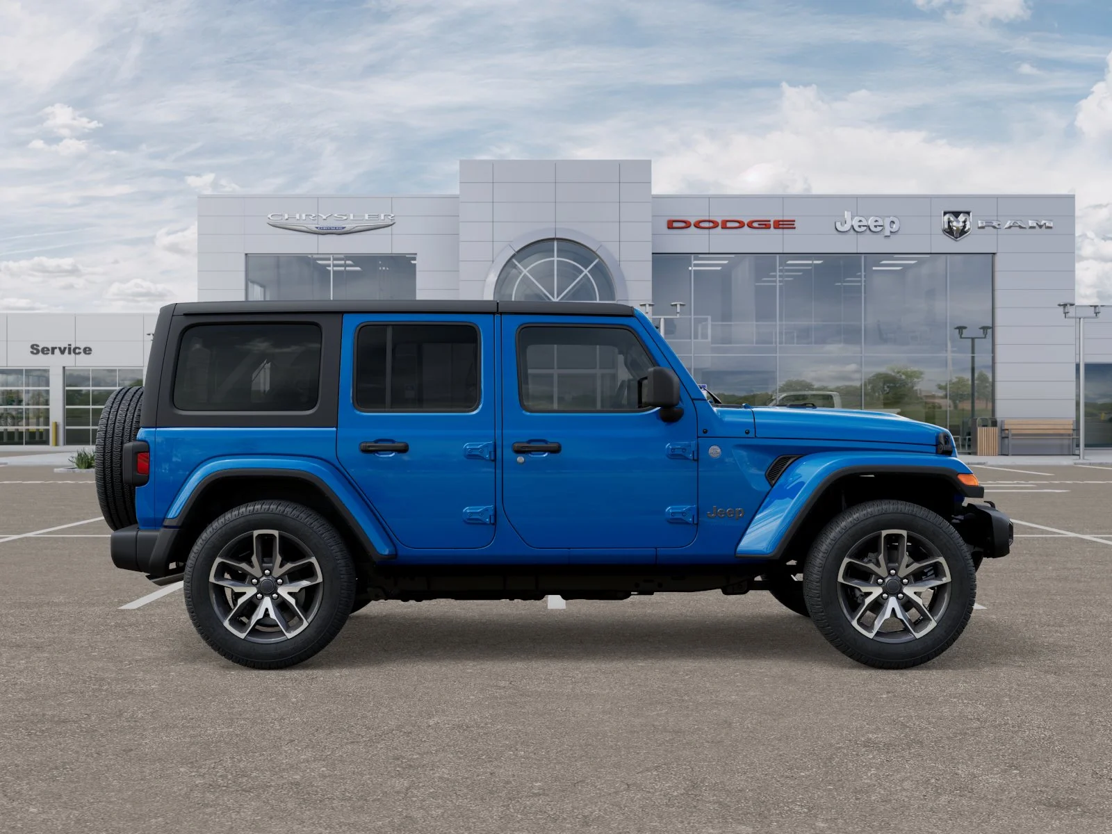 New 2025 Blue Pearl Jeep Sport S 4xe image 30