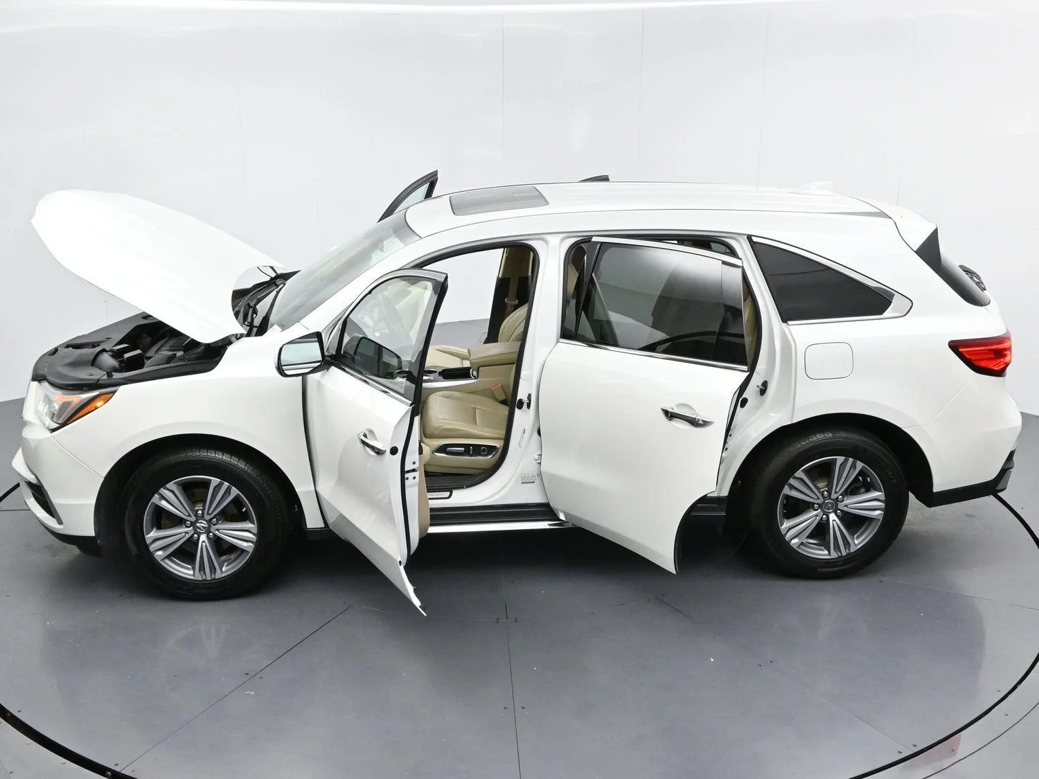 Used 2020 Platinum White Pearl Acura SH-AWD image 40