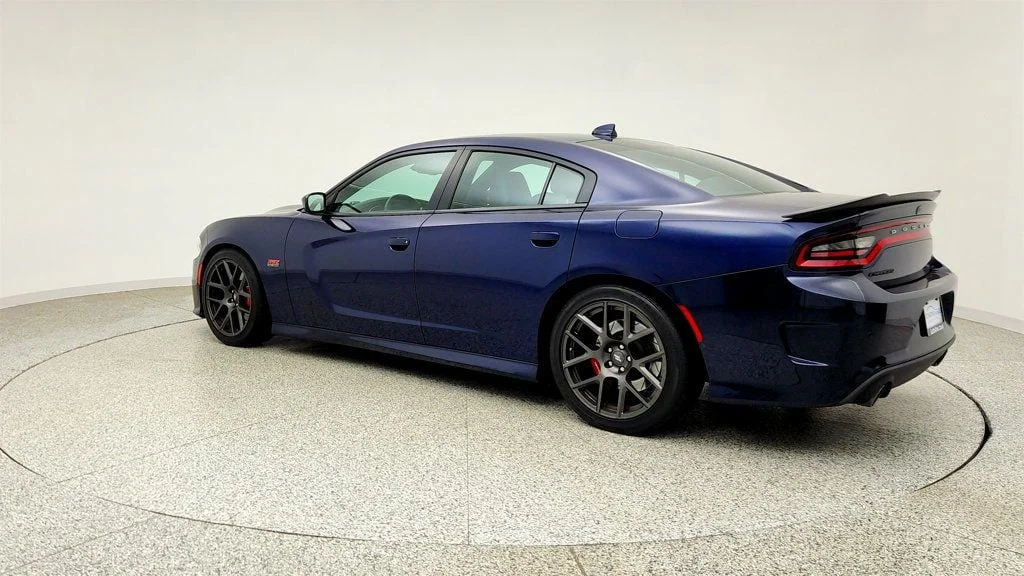 Used 2017 Contusion Blue Pearlcoat Dodge R/T Scat Pack RWD w/ Alcantara Pkg & Beats Audio image 7