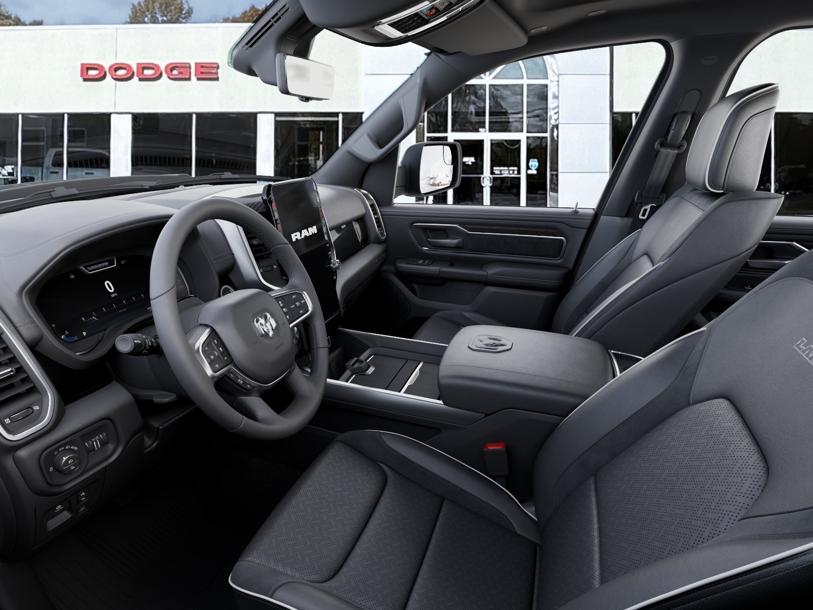 New 2026 Ivory White Tri-Coat Pearl-Coat Exterior Paint RAM Laramie image 48