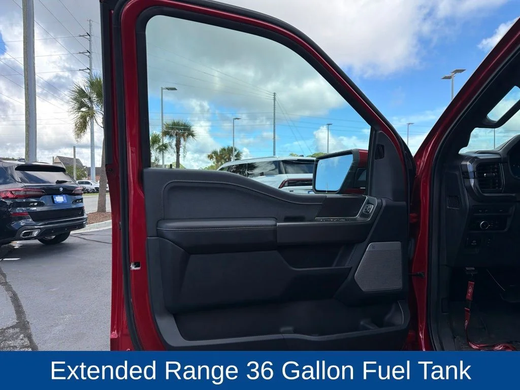 Used 2024 Rapid Red Metallic Tinted Clearcoat Ford Lariat image 13