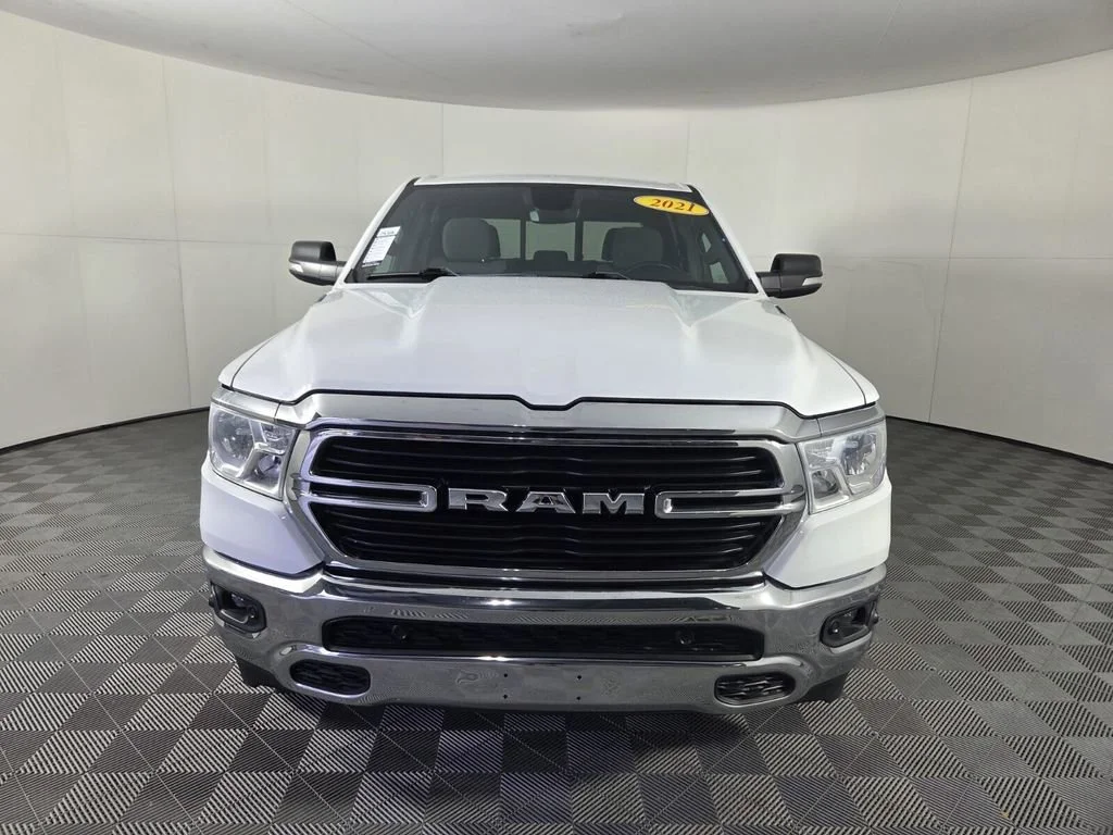 Certified Used 2021 Bright White Clearcoat Ram Big Horn image 3
