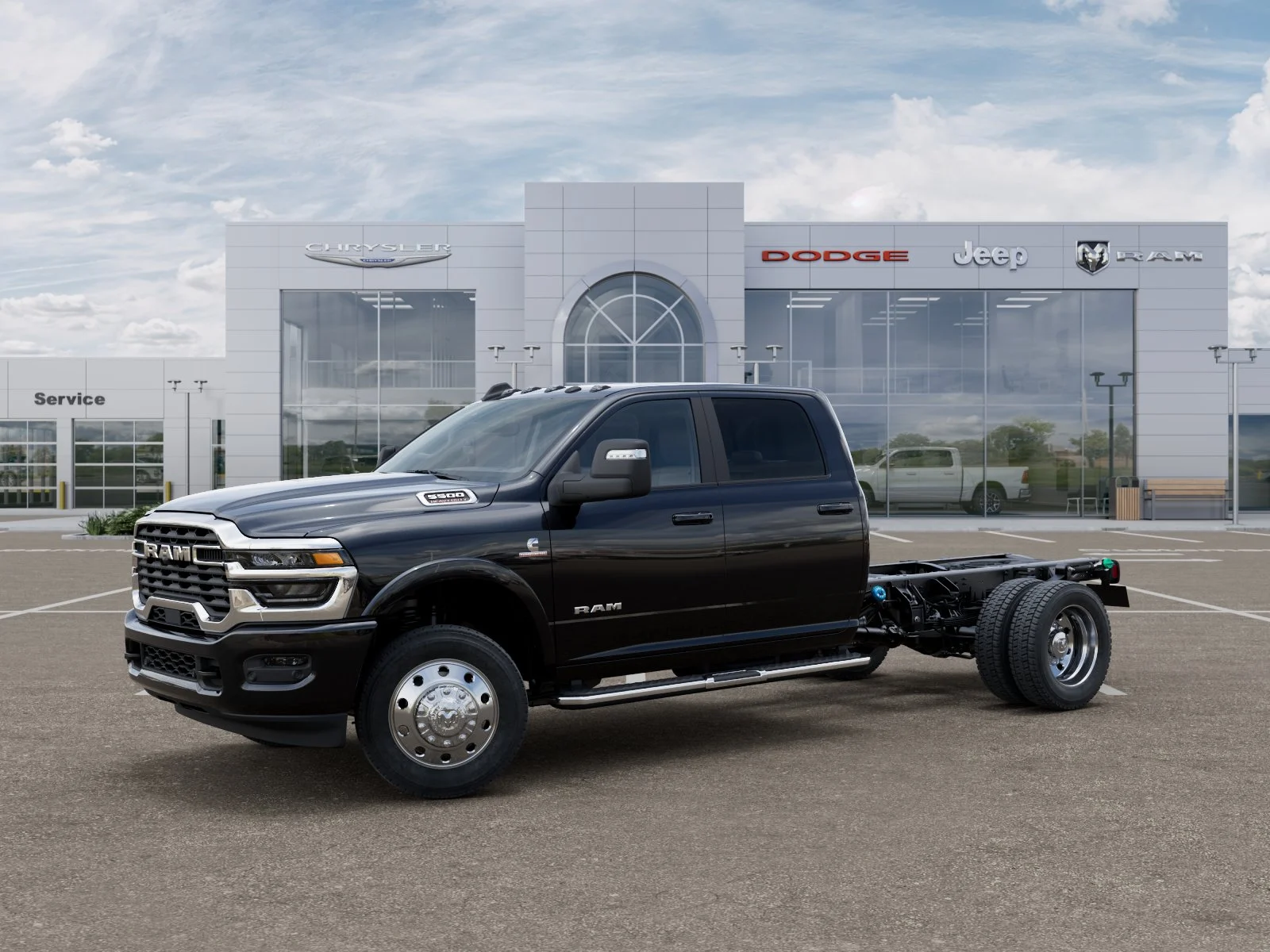 New 2026 Diamond Black Crystal Pearlcoat RAM Laramie image 56