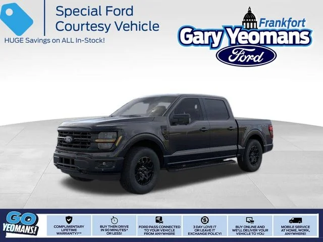New 2026 Agate Black Metallic Ford XLT image 1
