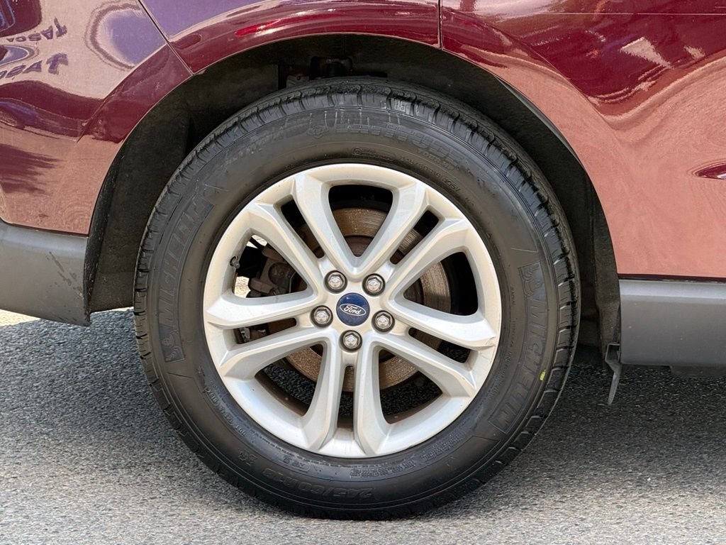 Used 2019 Burgundy Velvet Metallic Tinted Clearcoat Ford SEL image 7