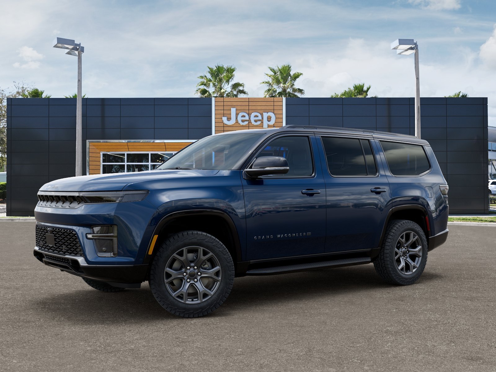 New 2026 Fathom Blue Pearl-Coat Exterior Paint (Late Availability) Jeep Grand Wagoneer image 2