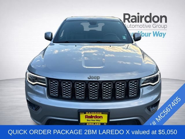 Used 2021 Billet Silver Metallic Clearcoat Jeep Laredo X image 2