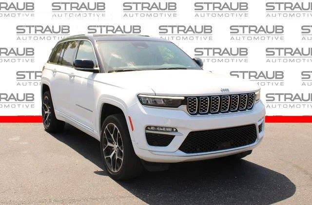 Used 2023 Bright White Clearcoat Jeep Summit Reserve image 1