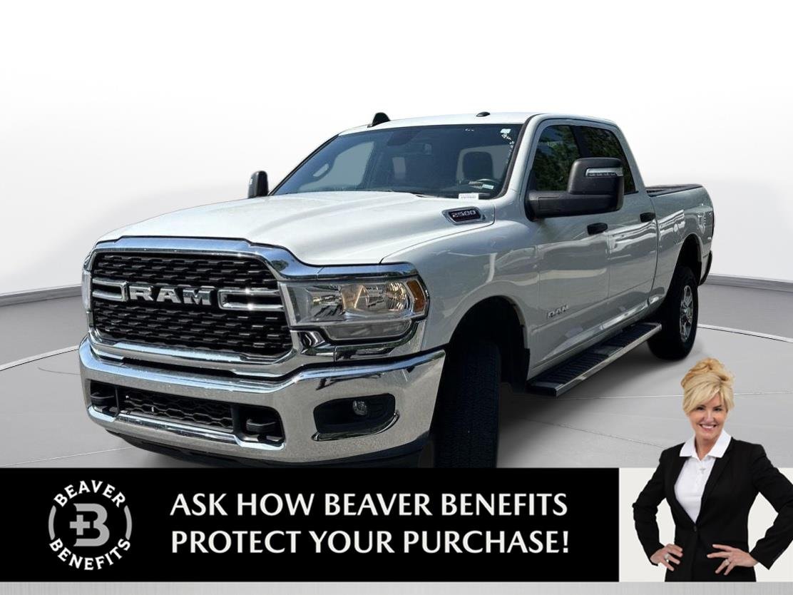 Used 2024 Bright White Clearcoat Ram Big Horn image 1