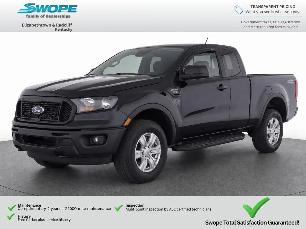 Used 2020 SHADOW BLACK Ford XL 2WD SuperCab 6' Box image 2