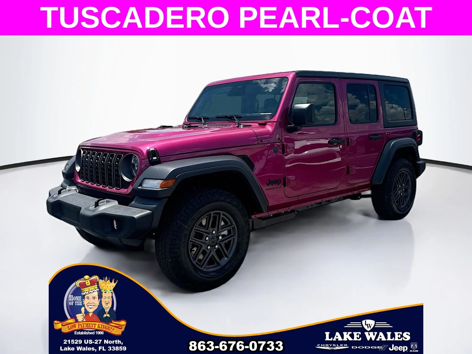 New 2026 Tuscadero Pearl-Coat Exterior Paint Jeep Sport S image 2