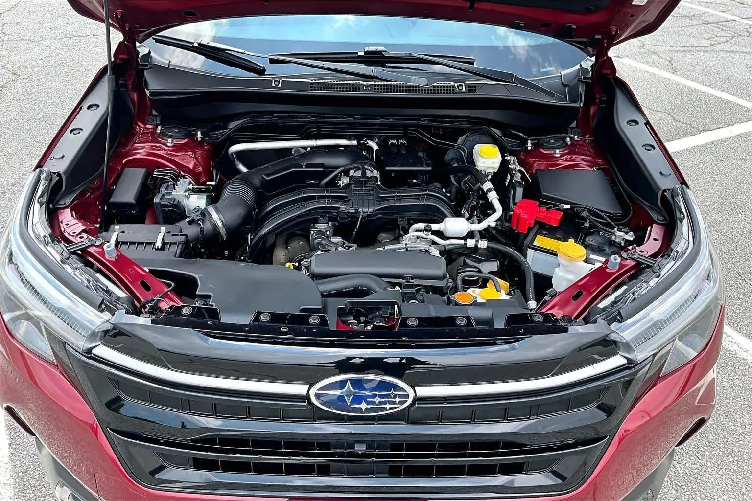 Used 2025 Crimson Red Pearl Subaru Touring image 27