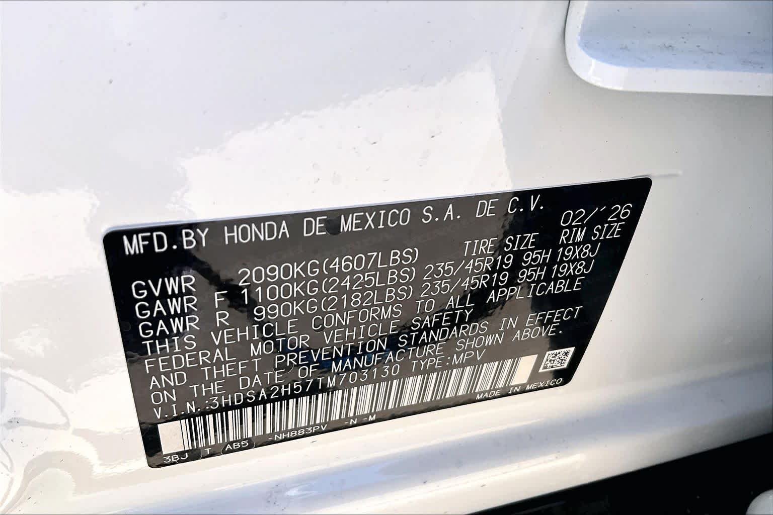 Used 2026 Platinum White Pearl Acura w/A-Spec Package image 19