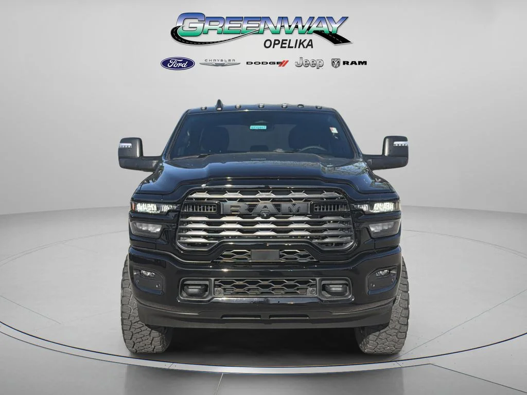 New 2025 Diamond Black Crystal Pearlcoat RAM Big Horn image 3