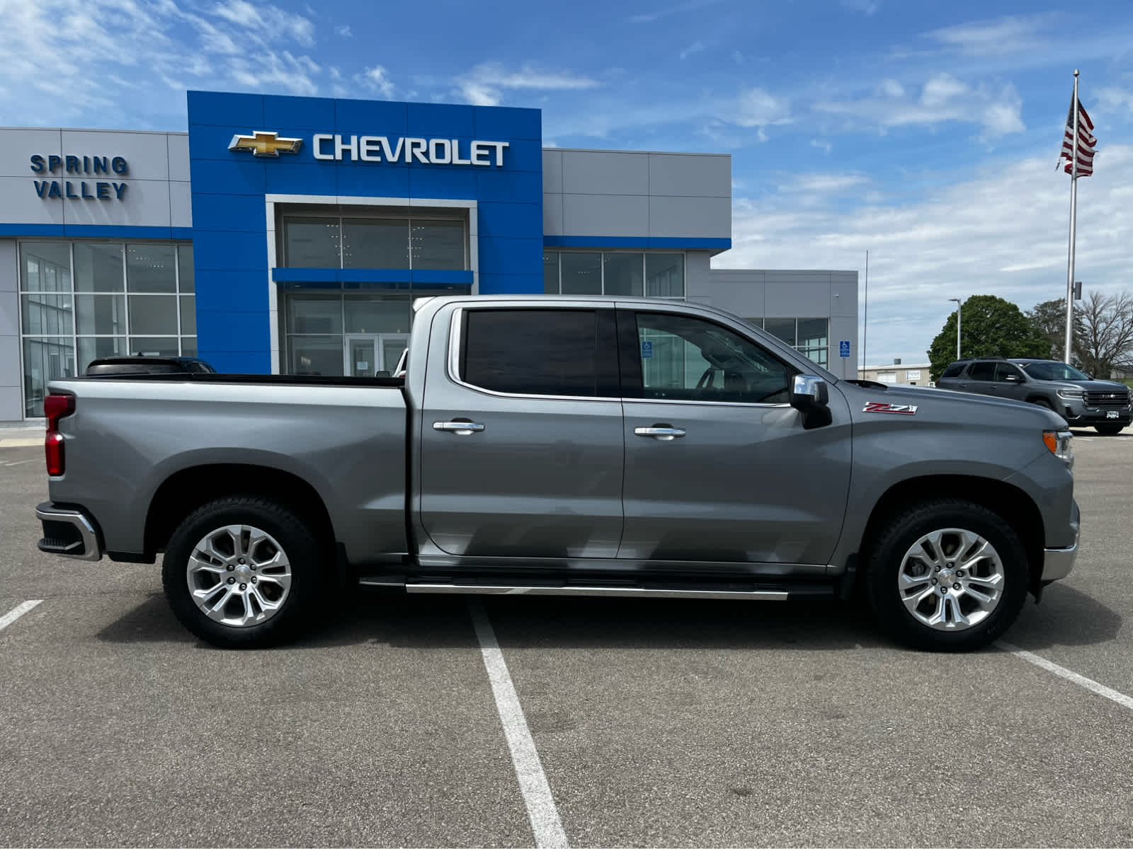 Certified 2023 Chevrolet Silverado 1500 LTZ with VIN 1GCUDGED1PZ245700 for sale in Spring Valley, Minnesota
