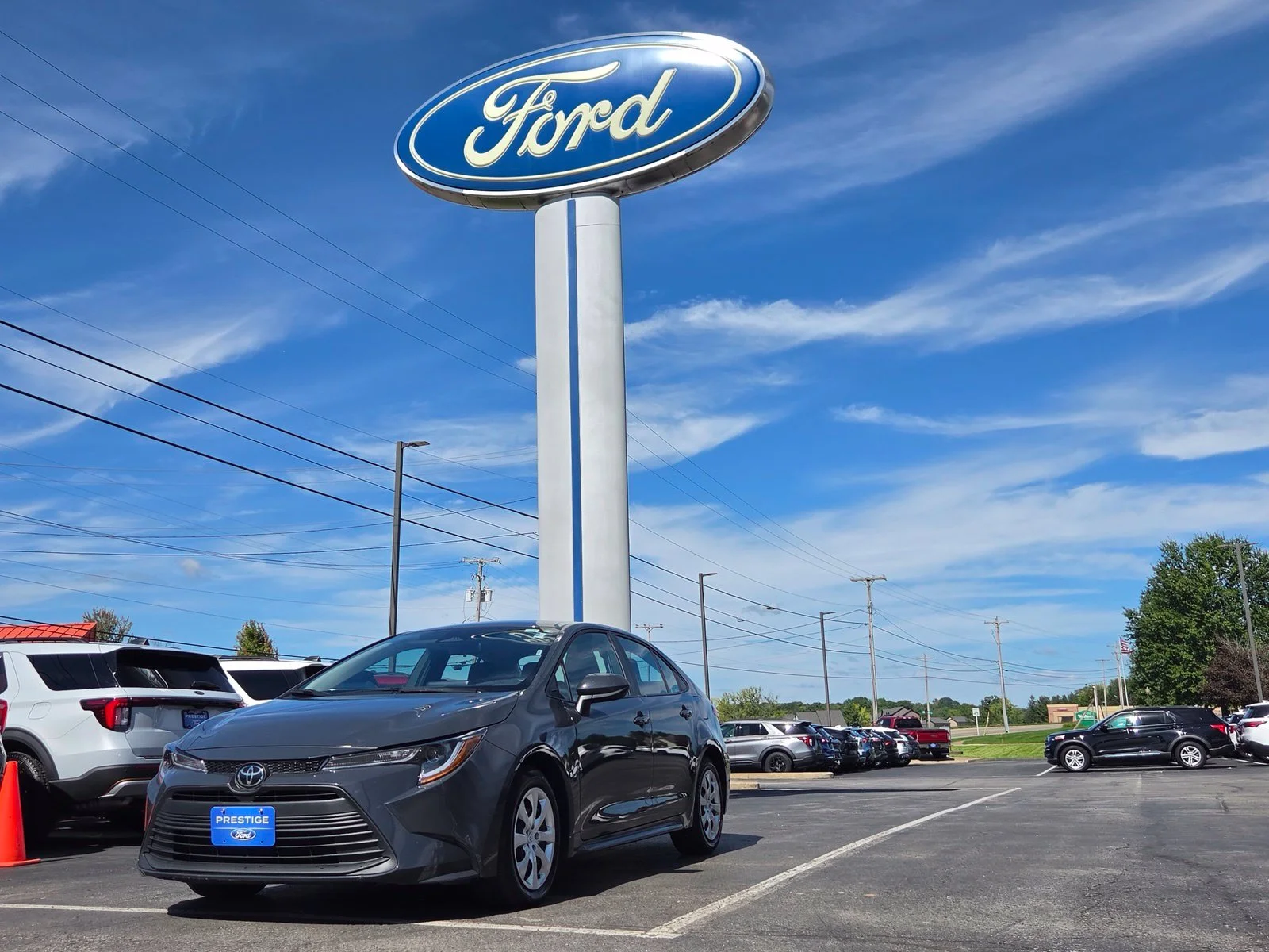 Used 2025 Black Toyota LE image 38