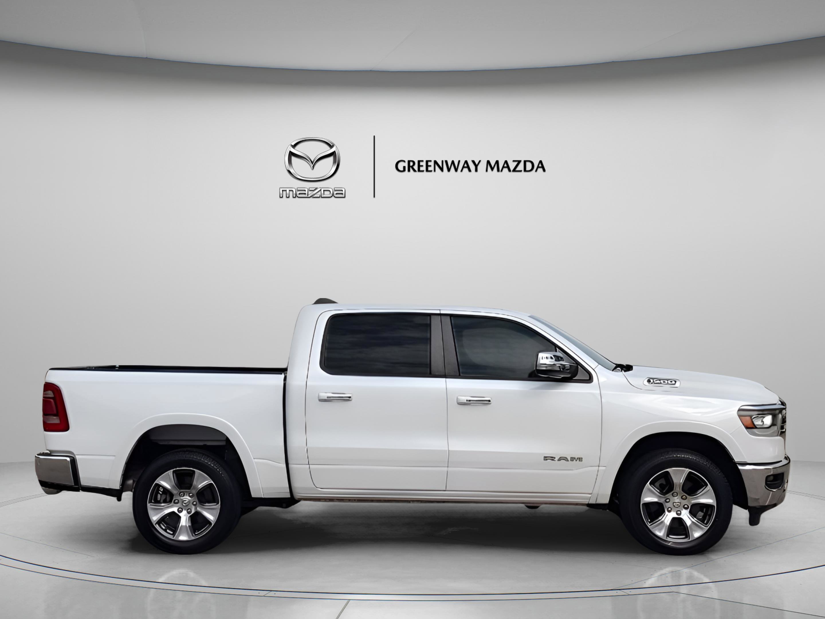 Used 2021 Ivory White Tri-Coat Pearlcoat Ram Laramie image 8