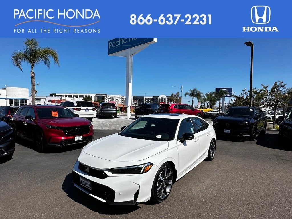 Pre-Owned 2025 Honda Civic Hybrid Sport Touring 4D Sedan in San