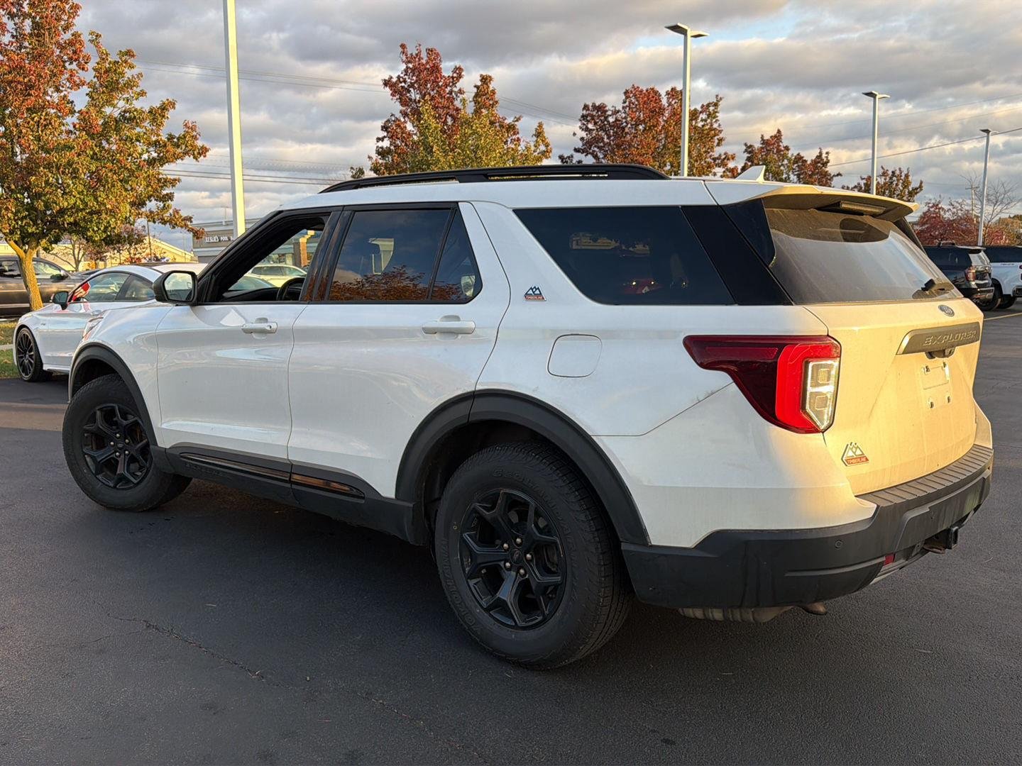 Used 2021 Star White Metallic Tri-Coat Ford Timberline image 3