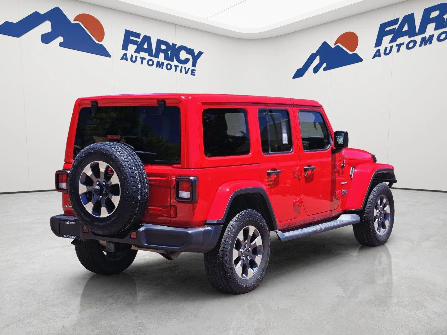 Used 2020 Firecracker Red Clearcoat Jeep Sahara image 5