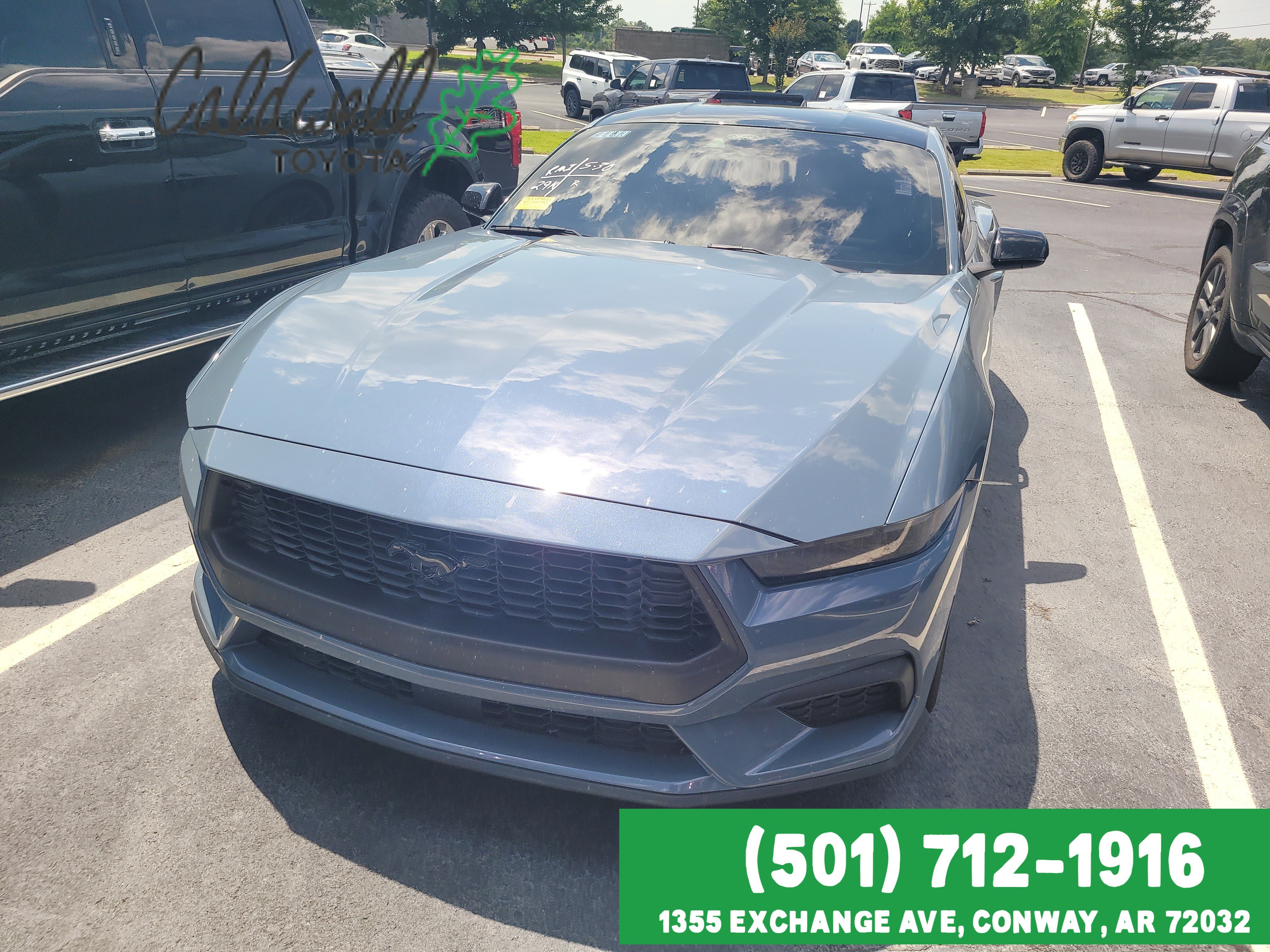 Vapor Blue 2025 Ford Mustang EcoBoost Fastback RWD Coupe Rear-Wheel Drive