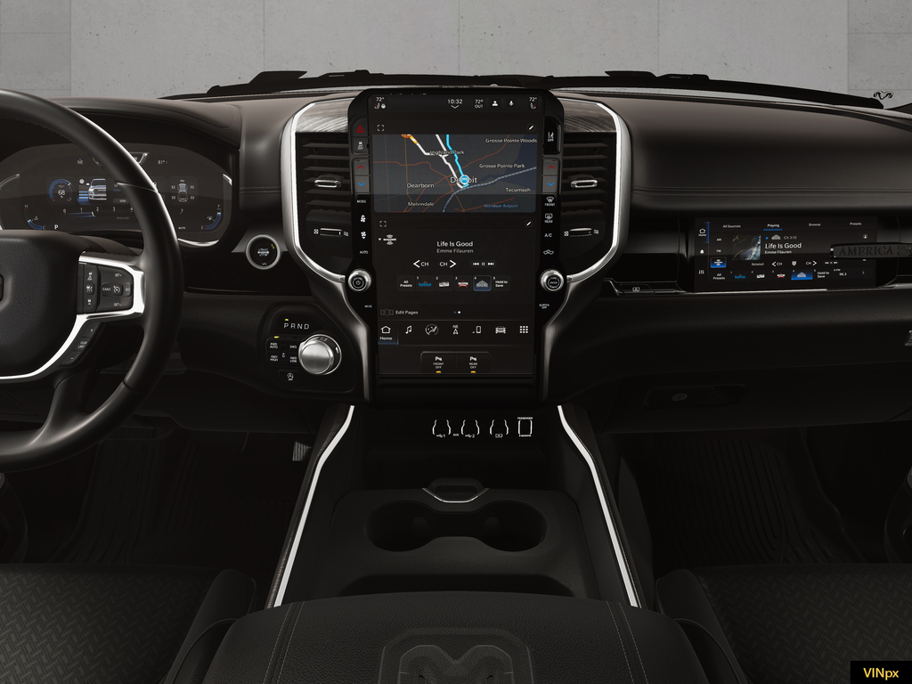 New 2026 Diamond Black Crystal Pearl-Coat Exterior Paint RAM Laramie image 17