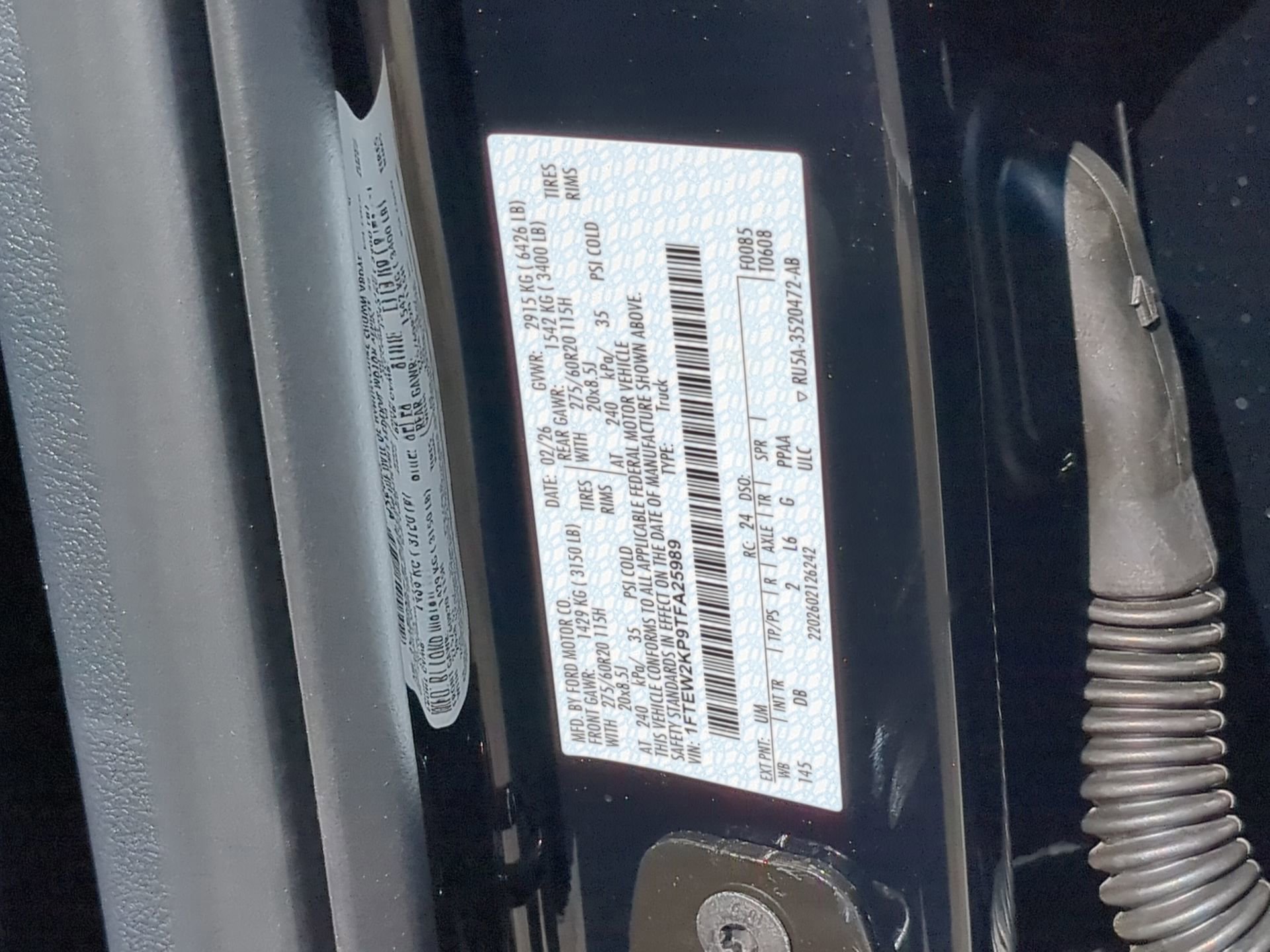 New 2026 Agate Black Metallic Ford STX Crew Cab Pickup image 65