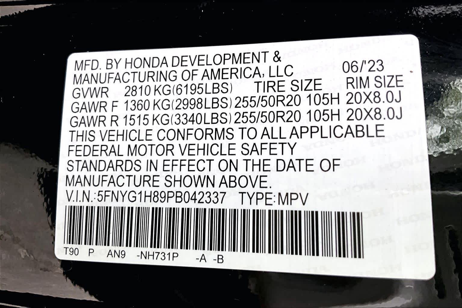 Used 2023 Crystal Black Pearl Honda Elite image 36