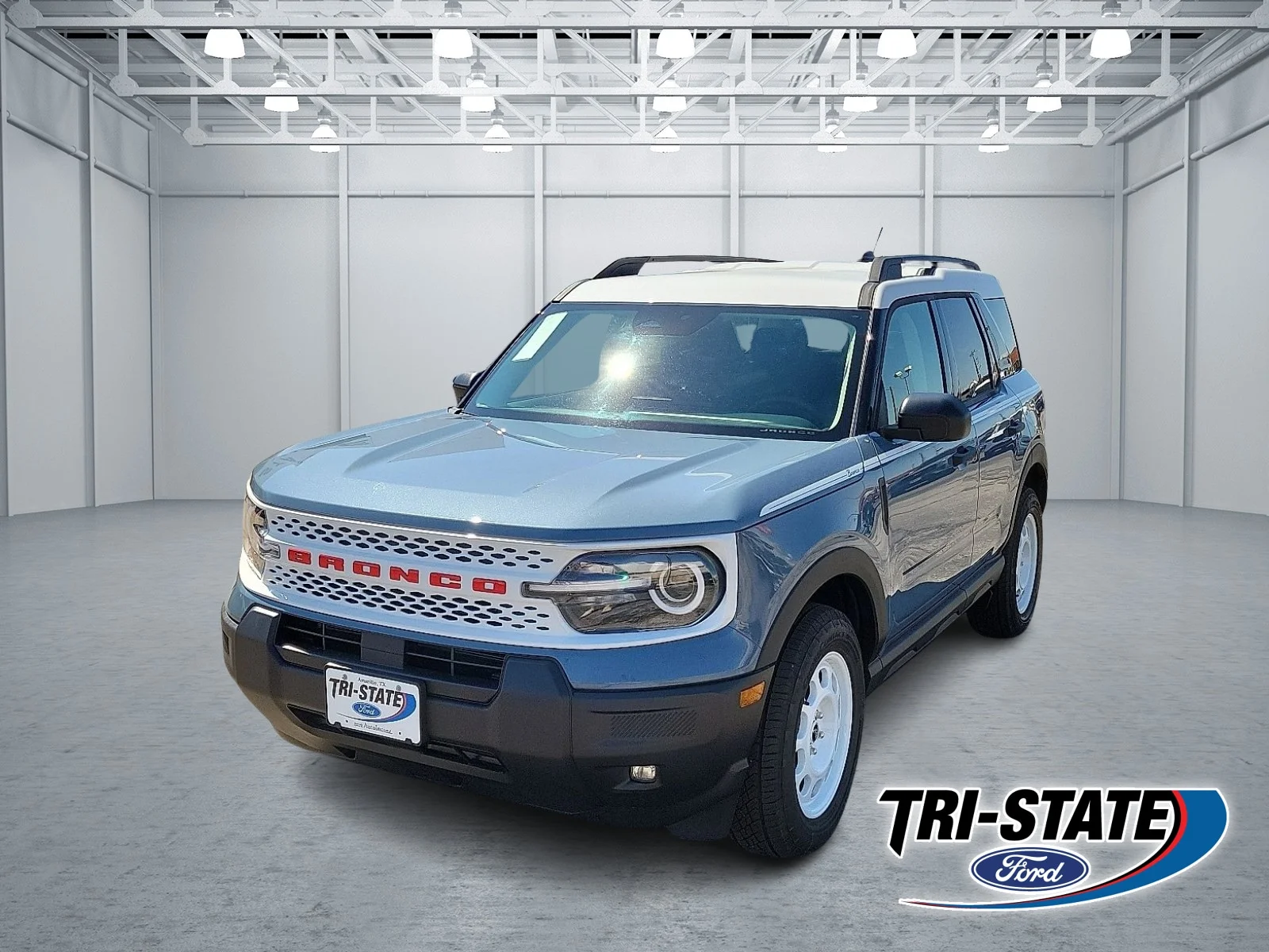 New 2025 Azure Gray Metallic Tri-Coat Ford Heritage image 1
